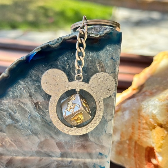 Mickey Head w/Spinning Cube of Mickey, Minnie, Donald, Goofy, and Disney Parks - Picture 3 of 10